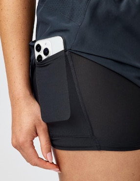 Short con malla Brooks para correr mujer