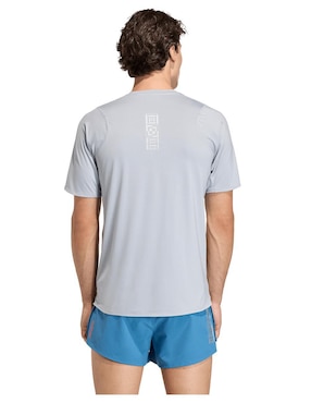 Playera deportiva para correr Adidas de hombre