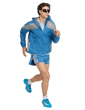 Playera deportiva para correr Adidas de hombre