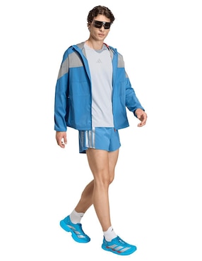 Playera deportiva para correr Adidas de hombre