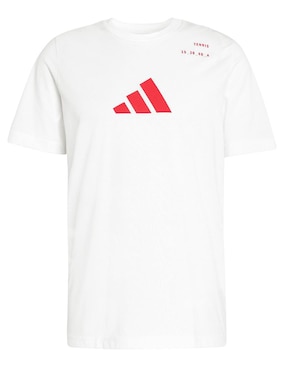 Playera deportiva para tennis Adidas de hombre