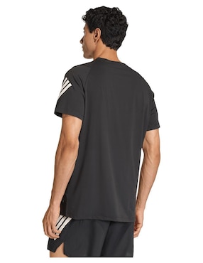 Playera deportiva para correr Adidas de hombre