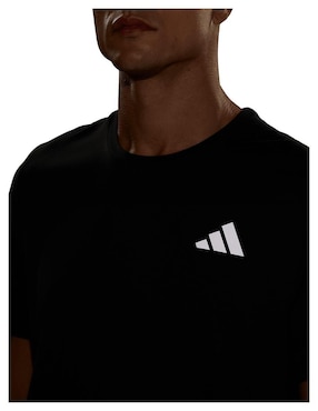 Playera deportiva para correr Adidas de hombre