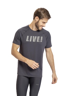 Playera Deportiva Live Para Hombre