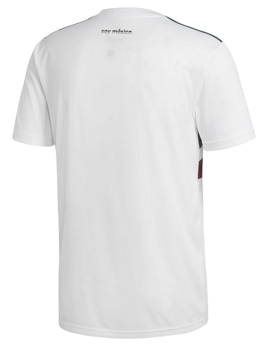 Jersey de Selección Nacional de México visitante manga corta  fan para hombre 2
