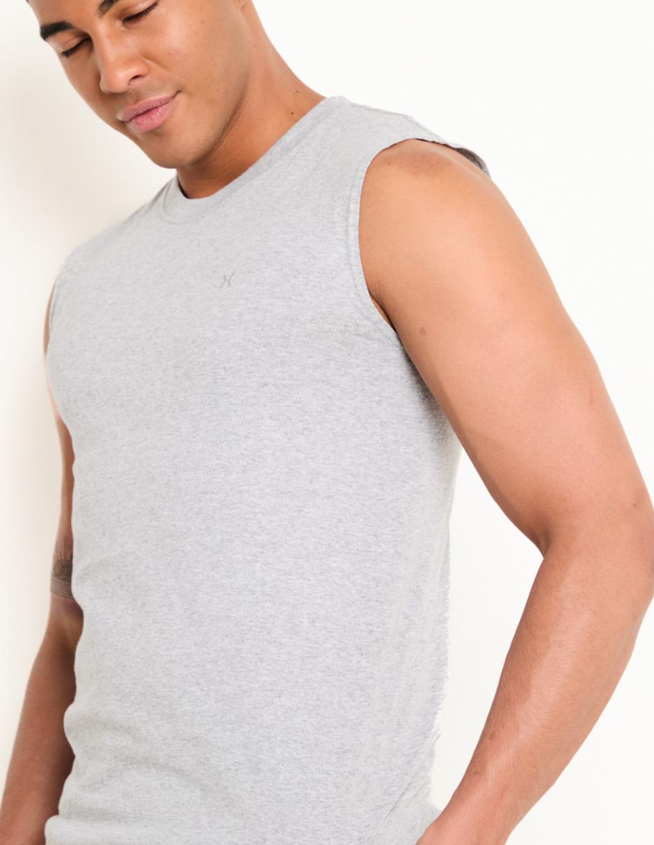 PLAYERA X10 CAB. HOMBRE SIN E, M, GRIS