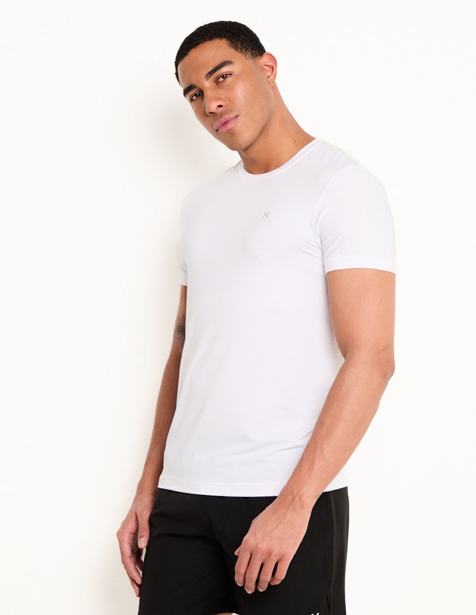 Short con bolsa para correr hombre