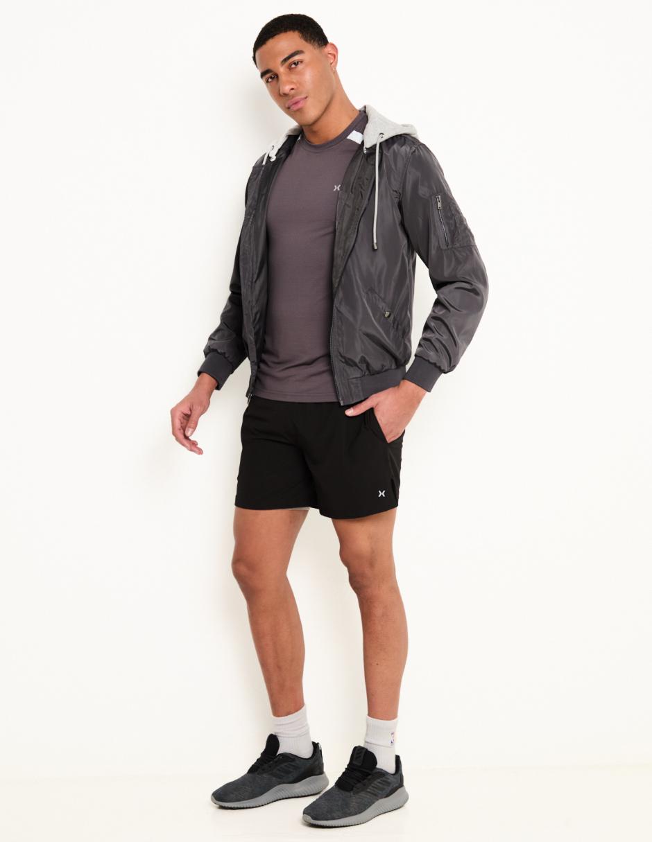 Short efecto doble prenda para entrenamiento hombre 3