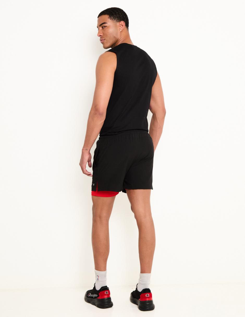 Short calzón de malla integrado para entrenamiento hombre 2