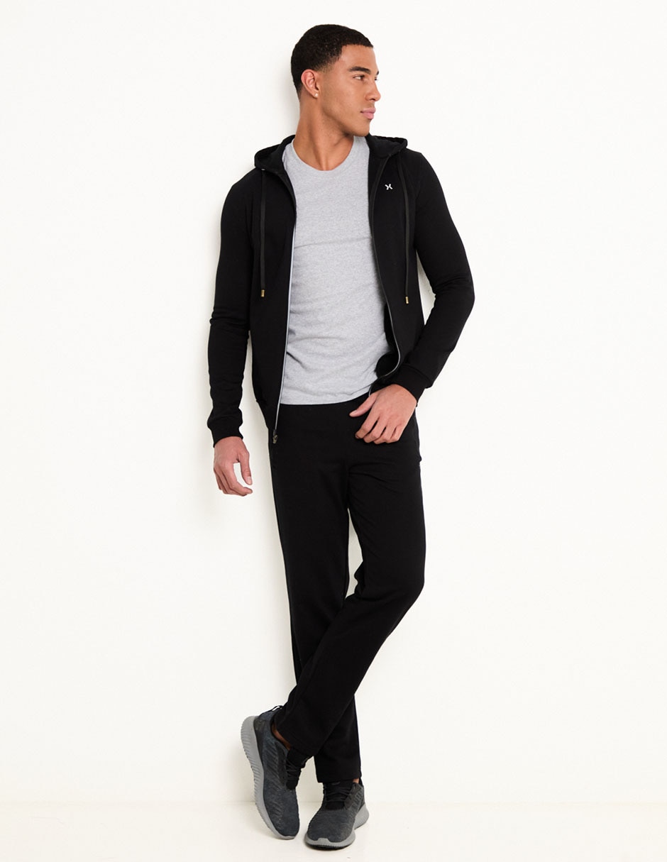 Conjunto deportivo regular con elástico para hombre Conjunto deportivo regular con elástico para hombre