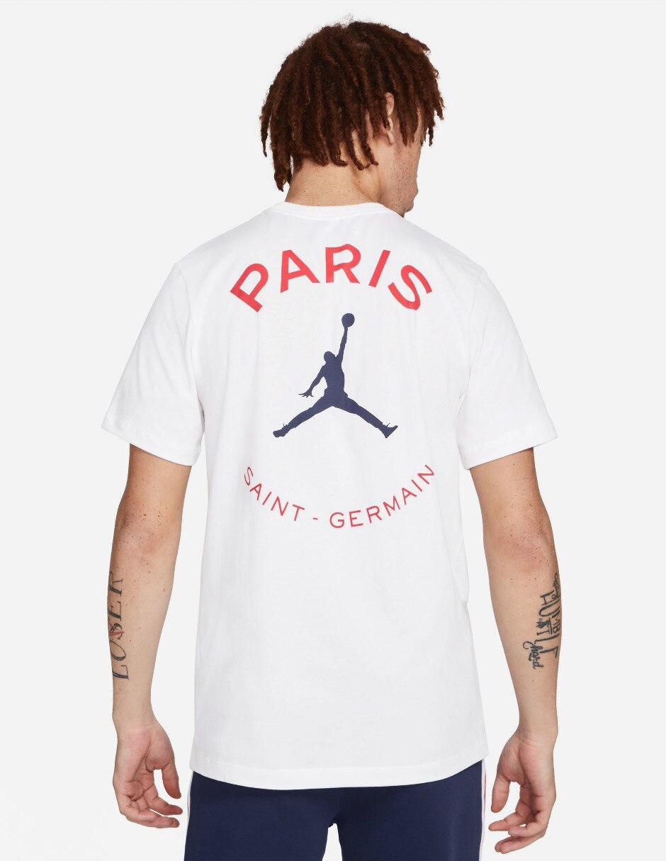 playera psg blanca