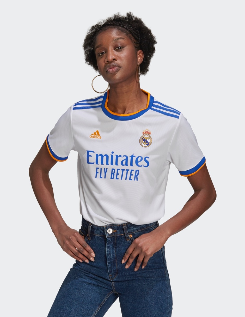 Jersey Adidas Réplica Club Real Madrid Local mujer Liverpool.com.mx