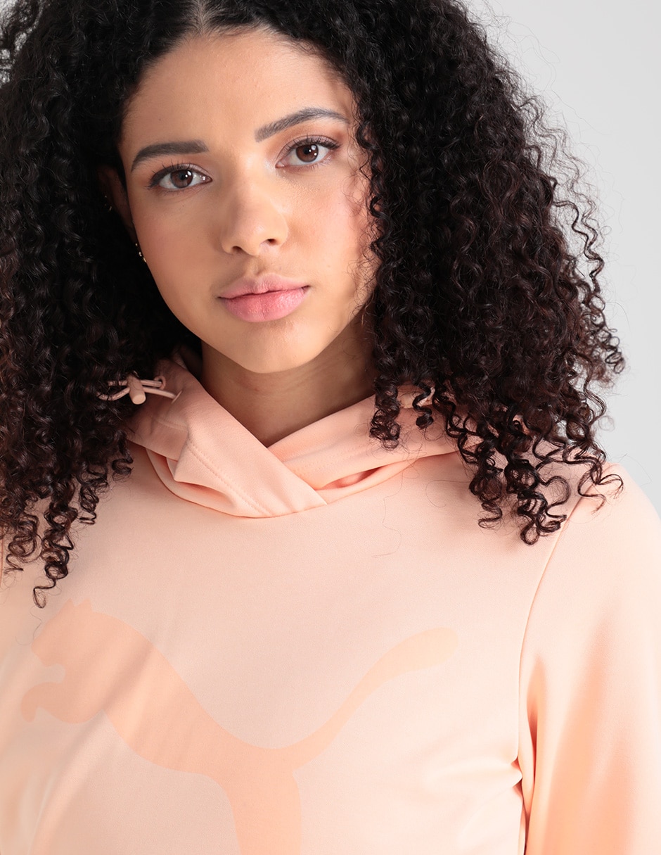 Sudadera con Capucha y bolsa para mujer 4
