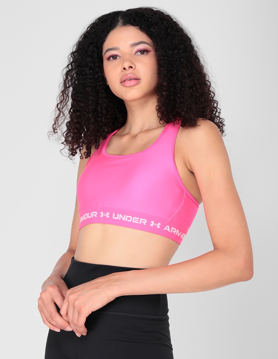 TOP DEPORTIVO UNDER ARMOUR MID CROSSBACK MUJER - Tienda Clic
