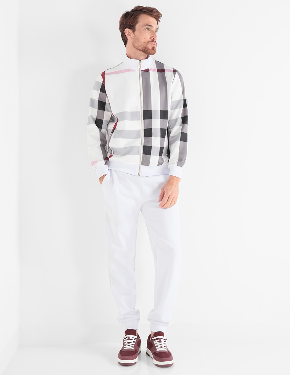 Conjunto deportivo regular con elástico para hombre