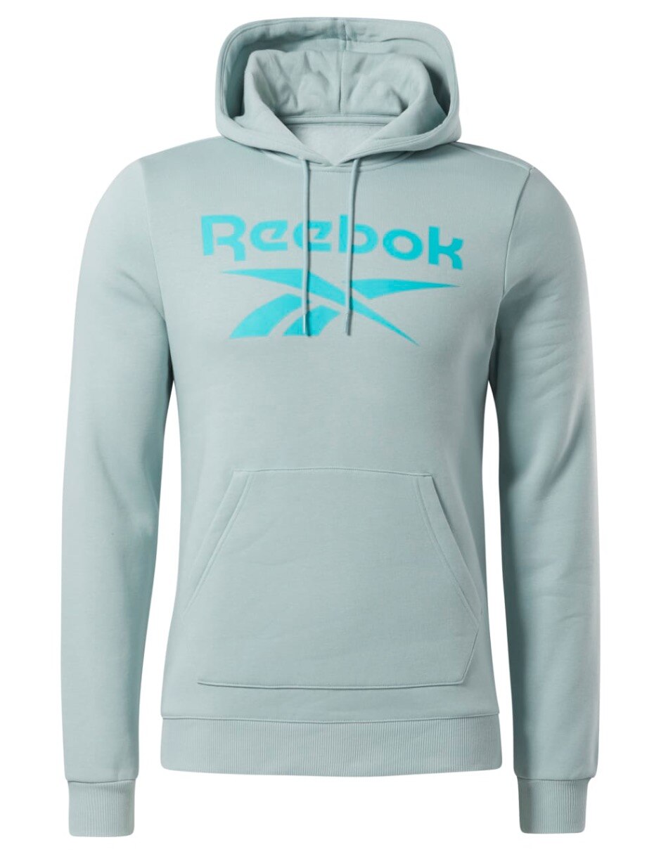 bolita Aleta Es decir Sudadera Reebok con capucha y bolsa para hombre | Liverpool.com.mx