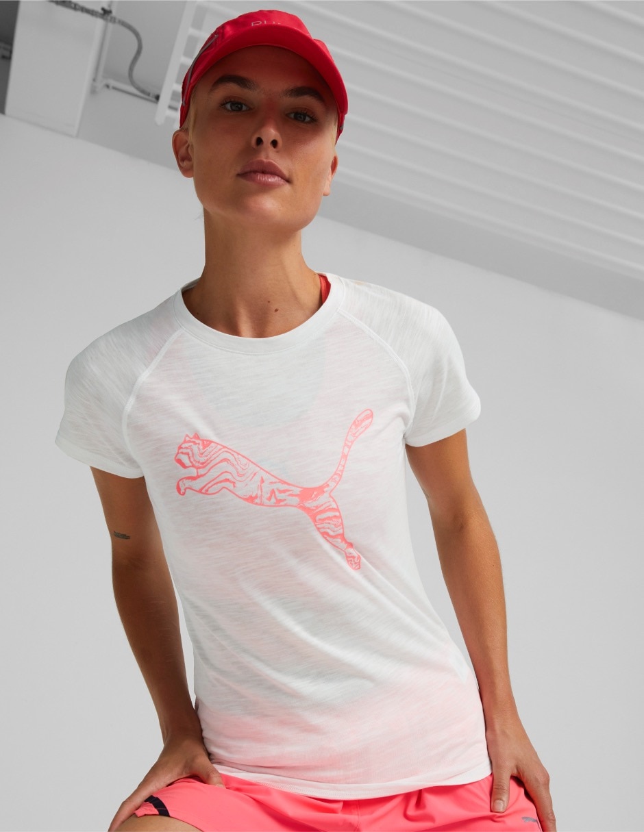 Playera deportiva para correr de mujer 3