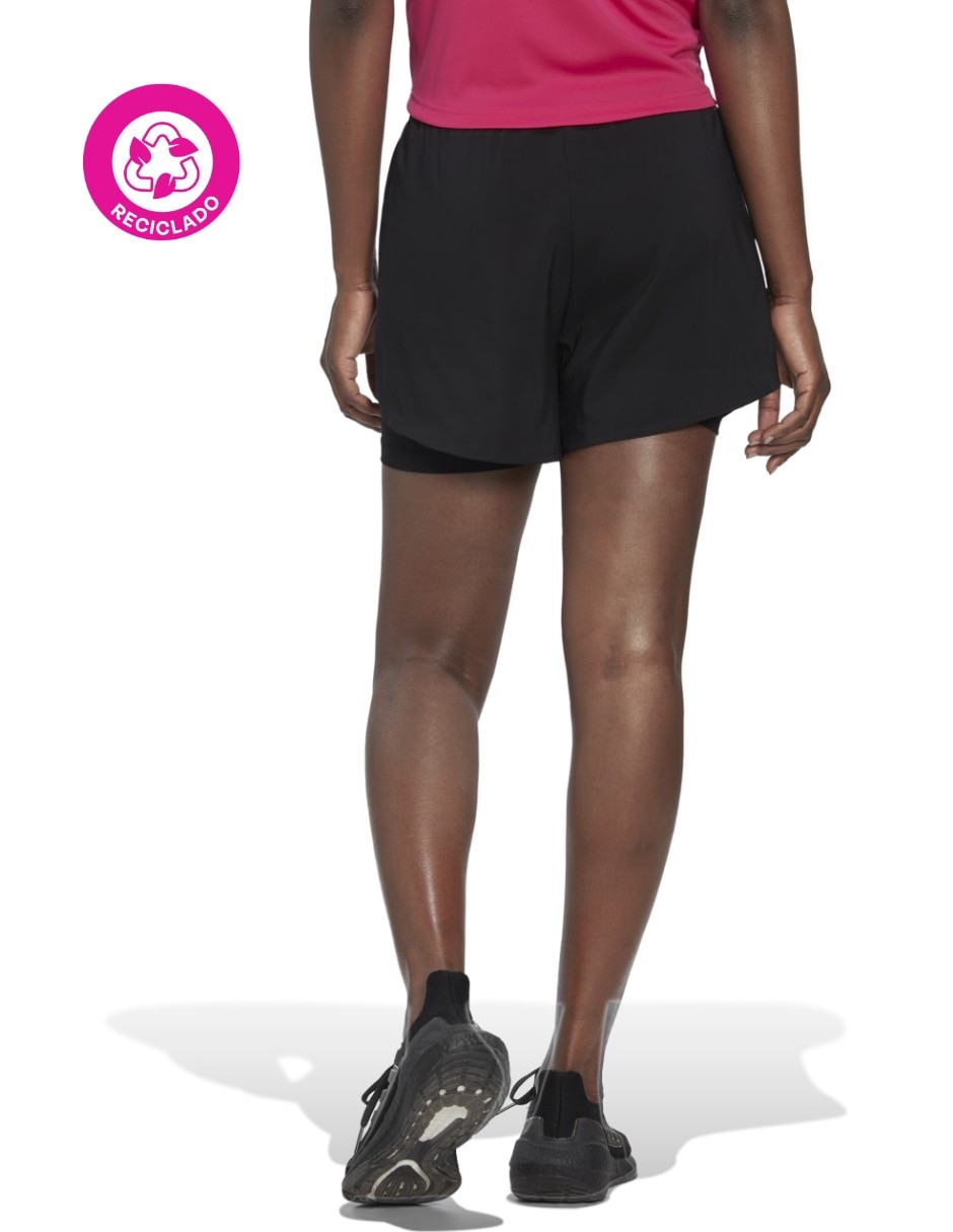 Short calzón de malla integrado para entrenamiento mujer 3