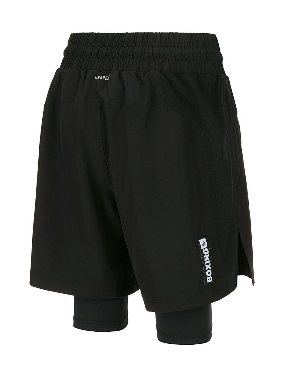 Short calzón de malla integrado para box hombre