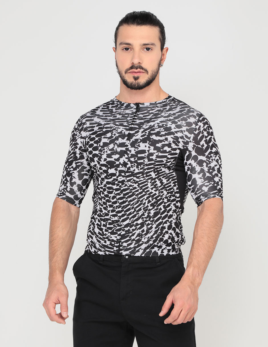 Playera de malla para fashion hombre