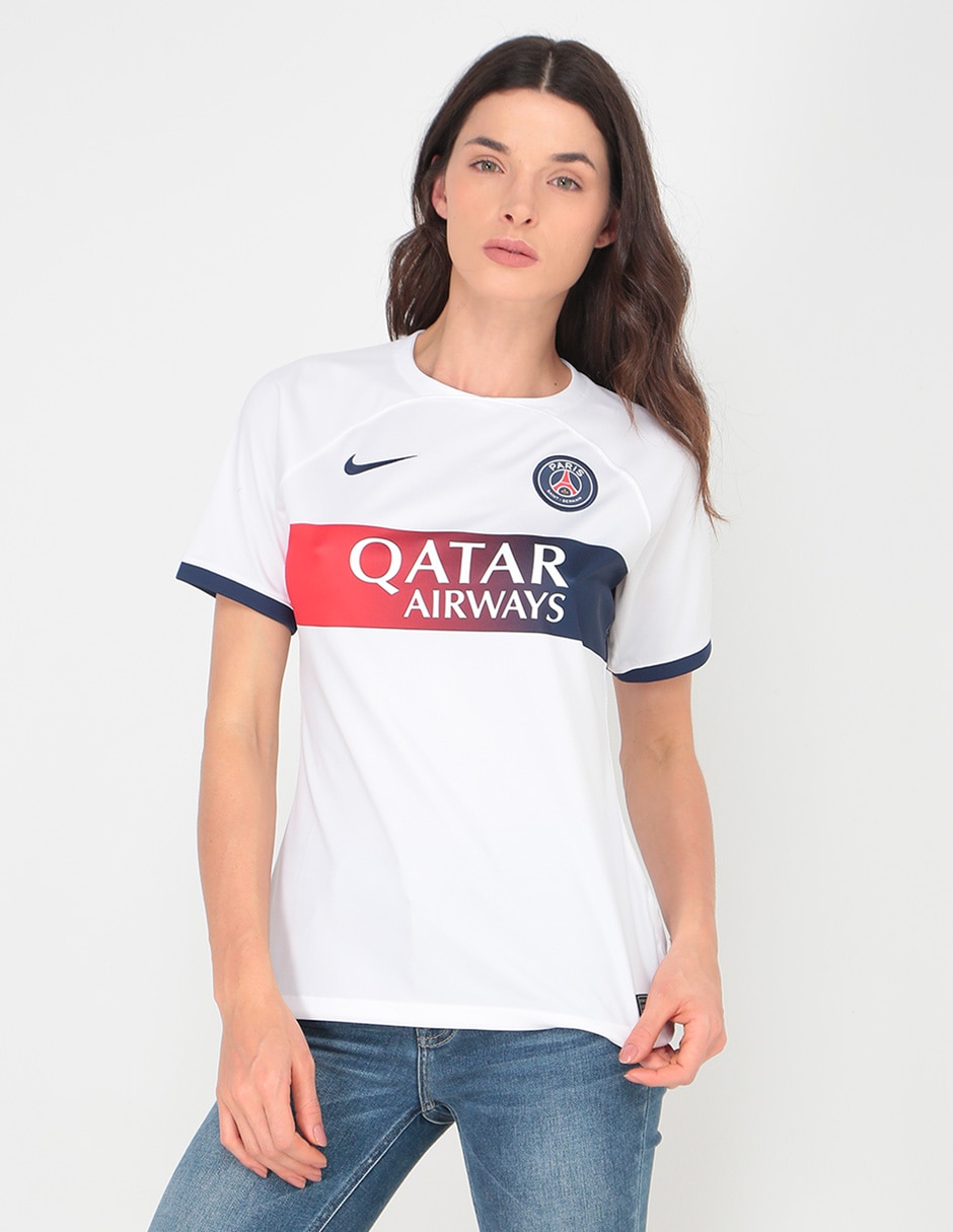 Jersey de París Saint-Germain Football Club visitante manga corta   para mujer 1