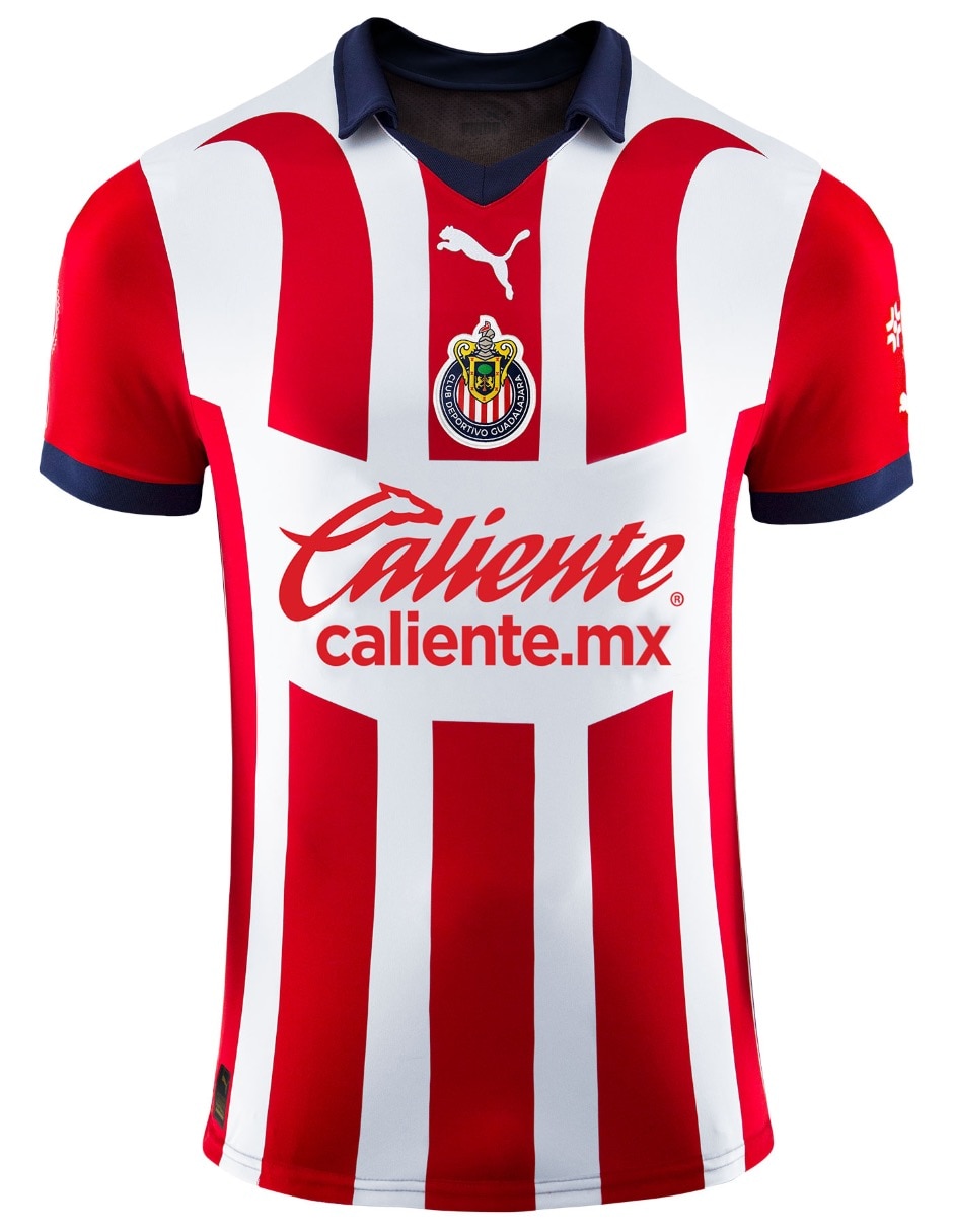 Jersey de Club Deportivo Guadalajara local manga corta para hombre Jersey de Club Deportivo Guadalajara local manga corta para hombre