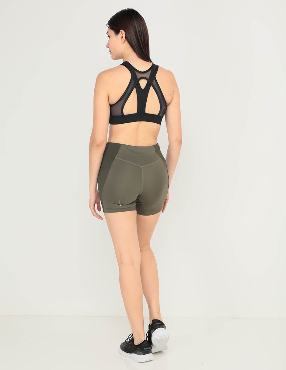Short con bolsa para correr mujer 2