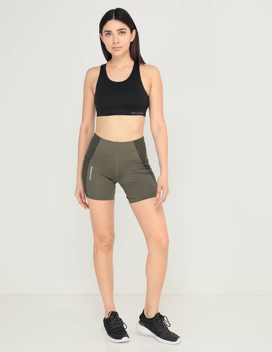 Short con bolsa para correr mujer 3