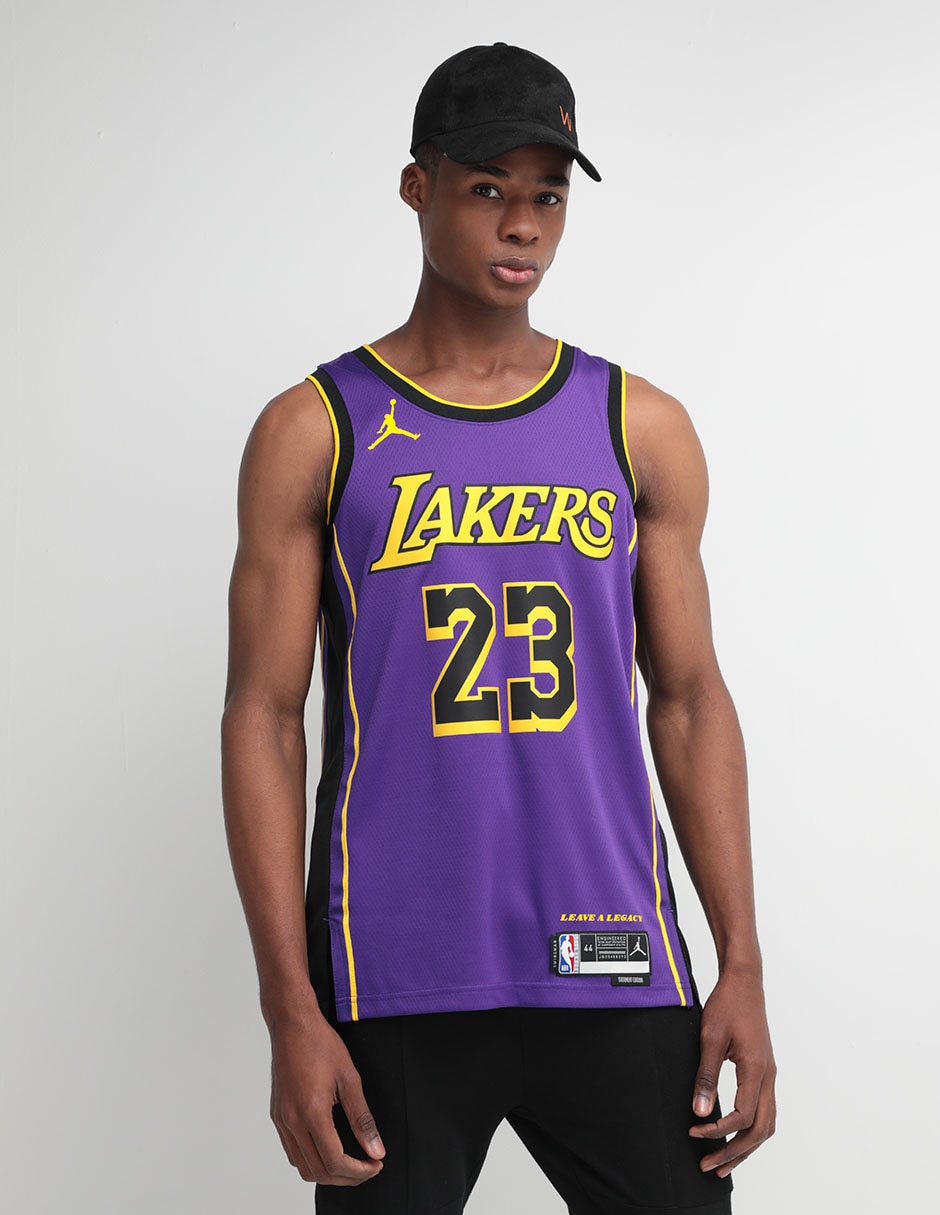 Jersey de Los Angeles Lakers visitante Nike para hombre