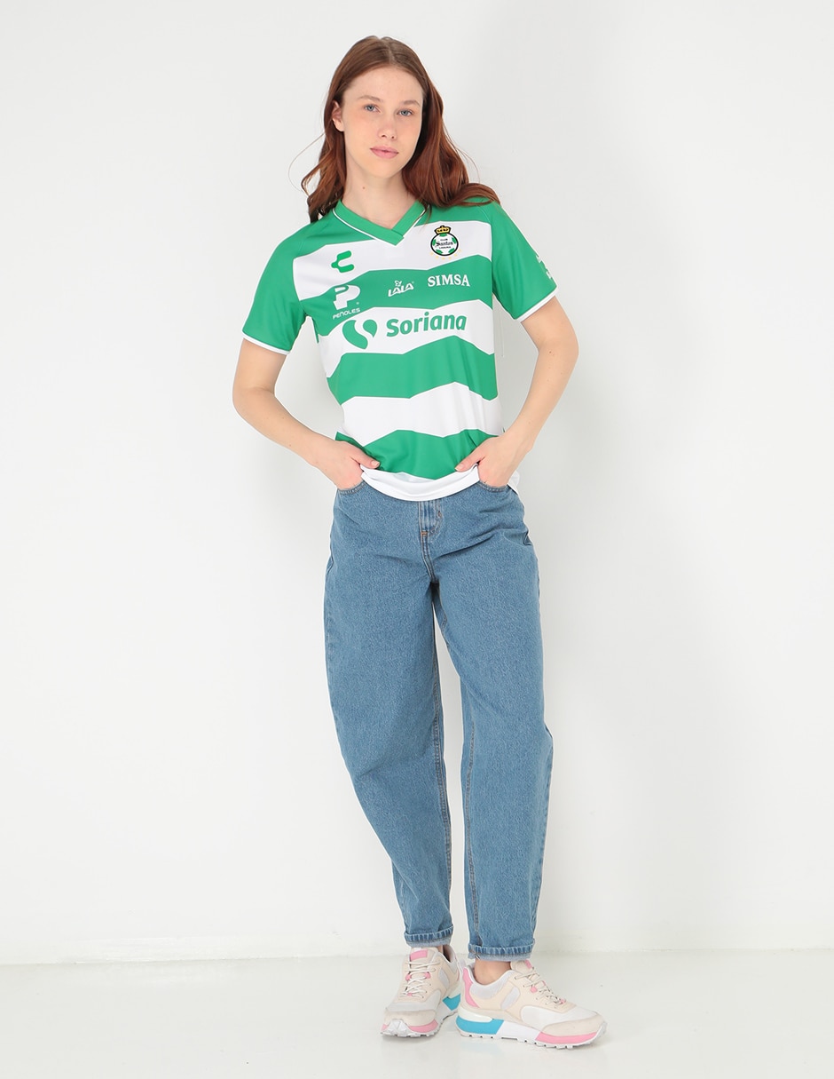 Jersey de Club Santos Laguna local manga corta   para mujer 3