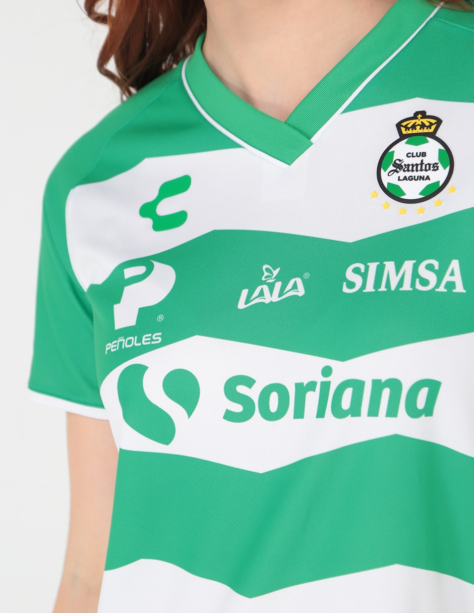 Jersey de Club Santos Laguna local manga corta   para mujer 4