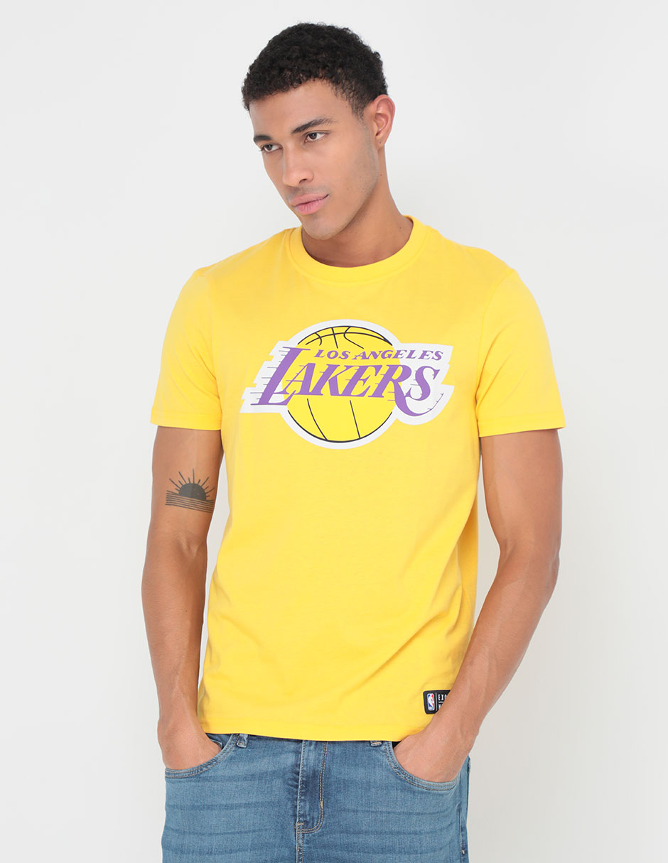 Conjunto Deportivo Short Camiseta Hombre Lakers