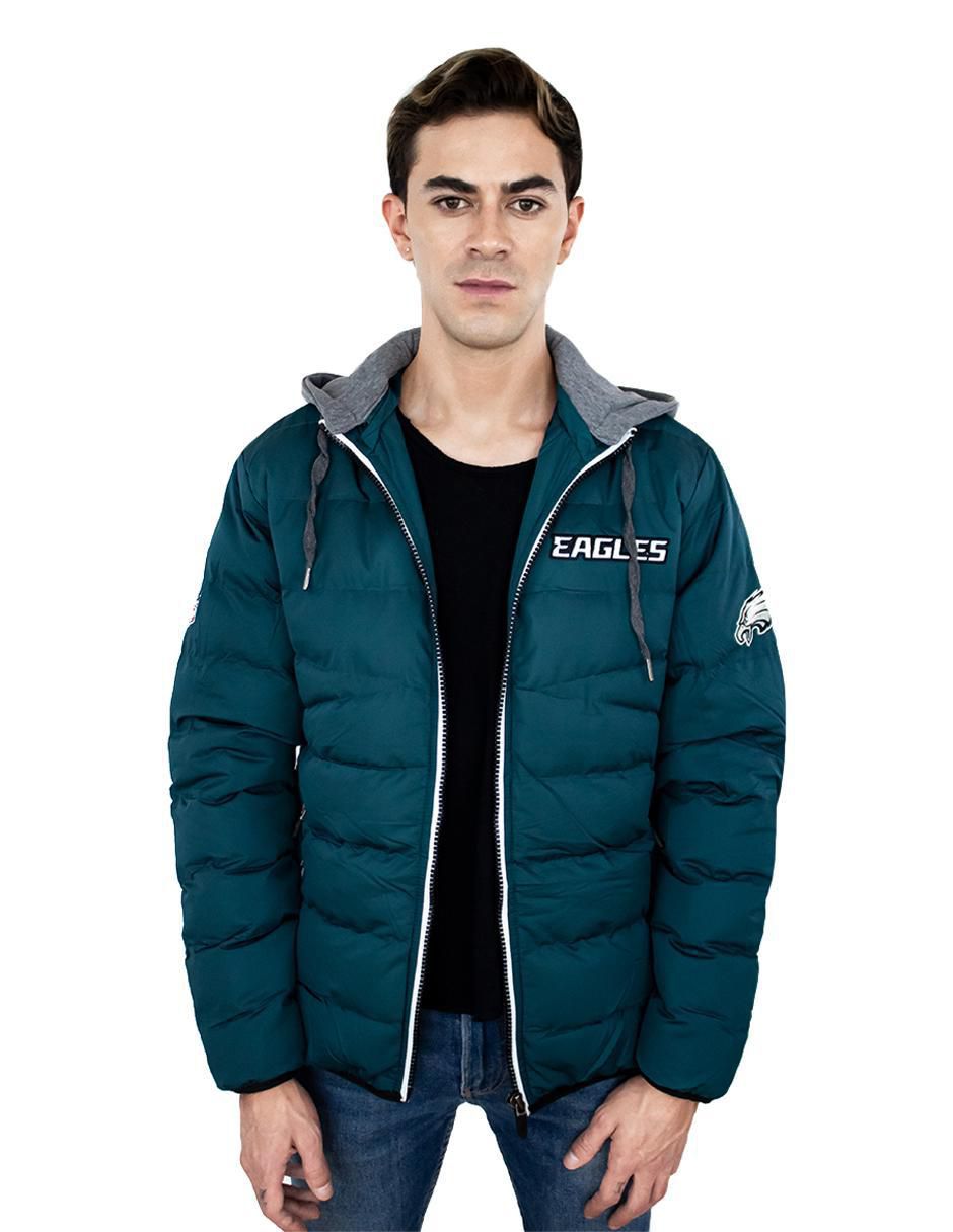 Chamarra para fútbol americano Outerwear Eagles para hombre 6