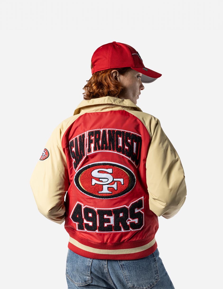 Chamarra impermeable San Francisco 49ers NFL para mujer 2