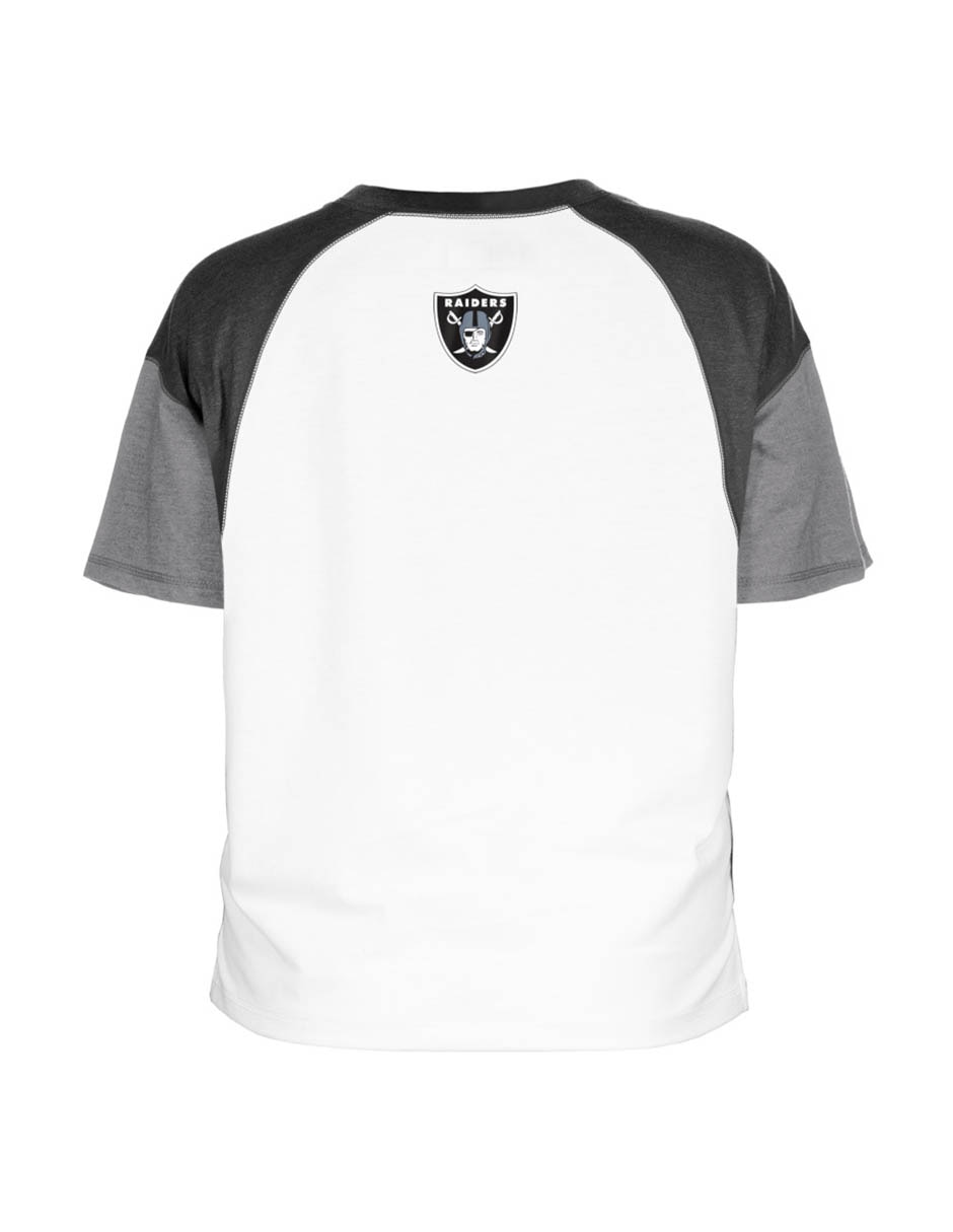 Playera deportiva para fútbol americano Las Vegas Raiders de mujer 3