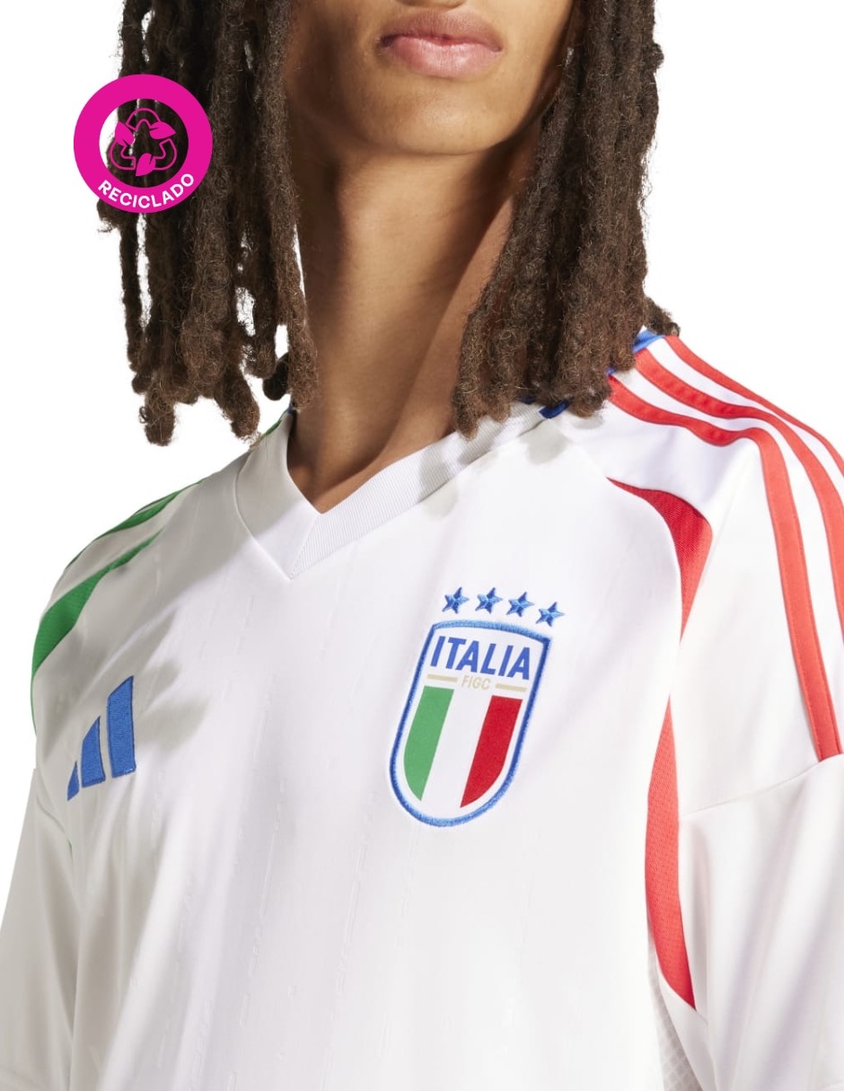 Jersey de Selección de fútbol de Italia visitante manga corta  fan para hombre 5