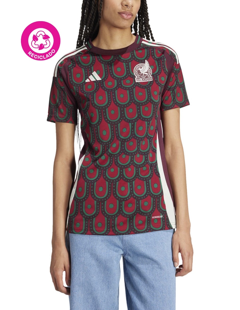 Jersey de México local manga corta   para mujer 2