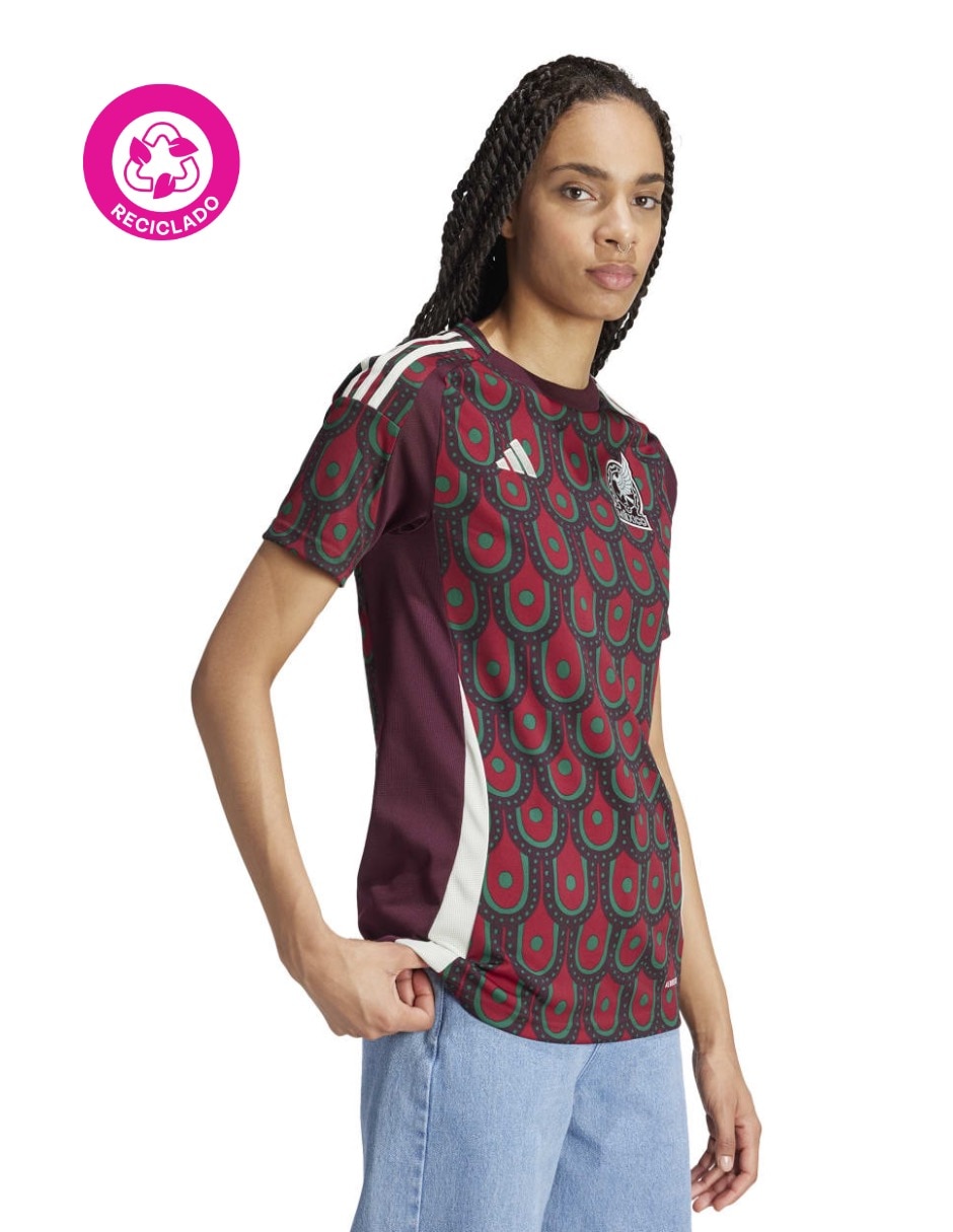 Jersey de México local manga corta   para mujer 4