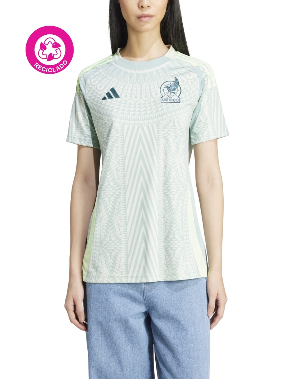 Jersey de México visitante manga corta   para mujer 2