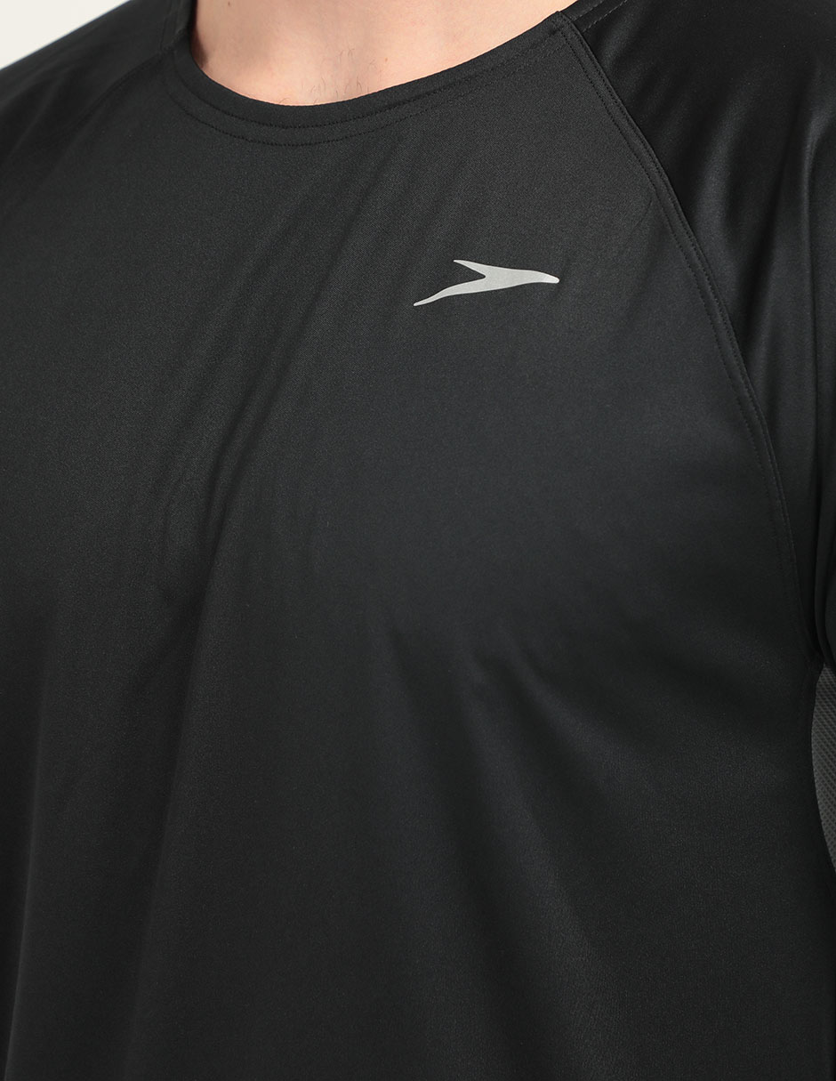Wetshirt estampado logo para hombre 4