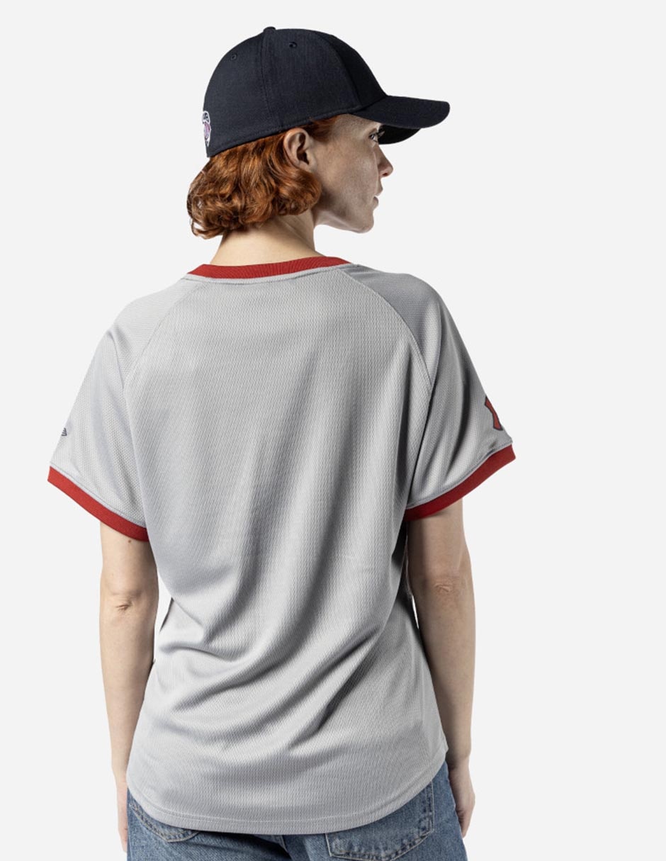 Jersey de Sultanes de Monterrey visitante manga corta   para mujer 2