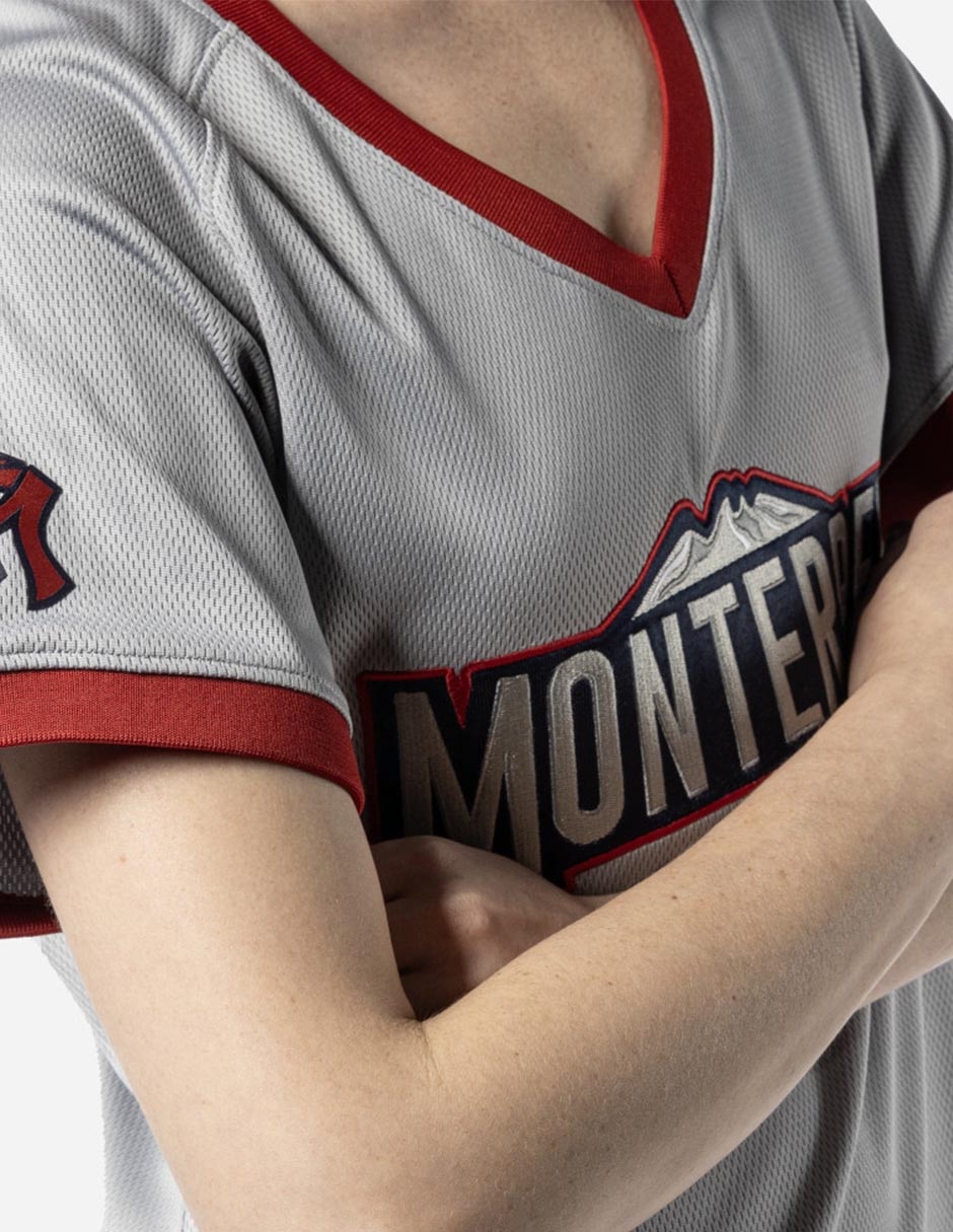Jersey de Sultanes de Monterrey visitante manga corta   para mujer 3