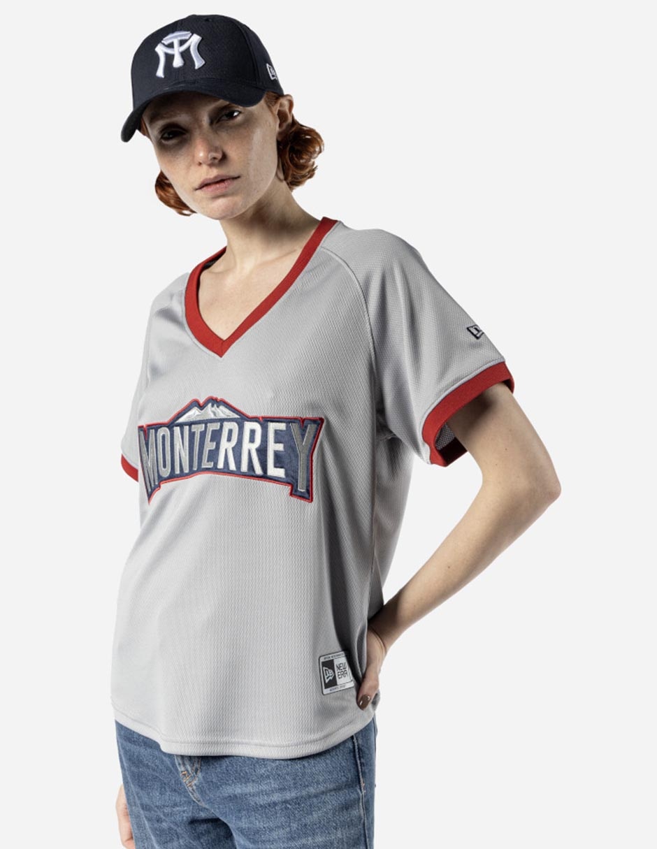Jersey de Sultanes de Monterrey visitante manga corta   para mujer 7