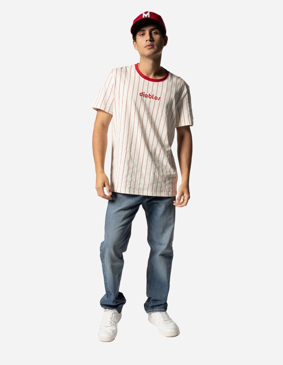 Playera deportiva para béisbol México Diablos unisex 3