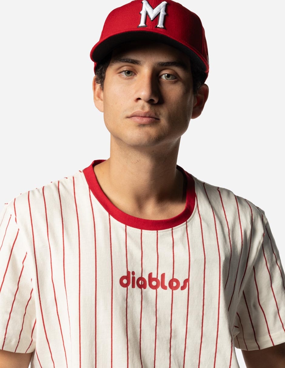 Playera deportiva para béisbol México Diablos unisex 4