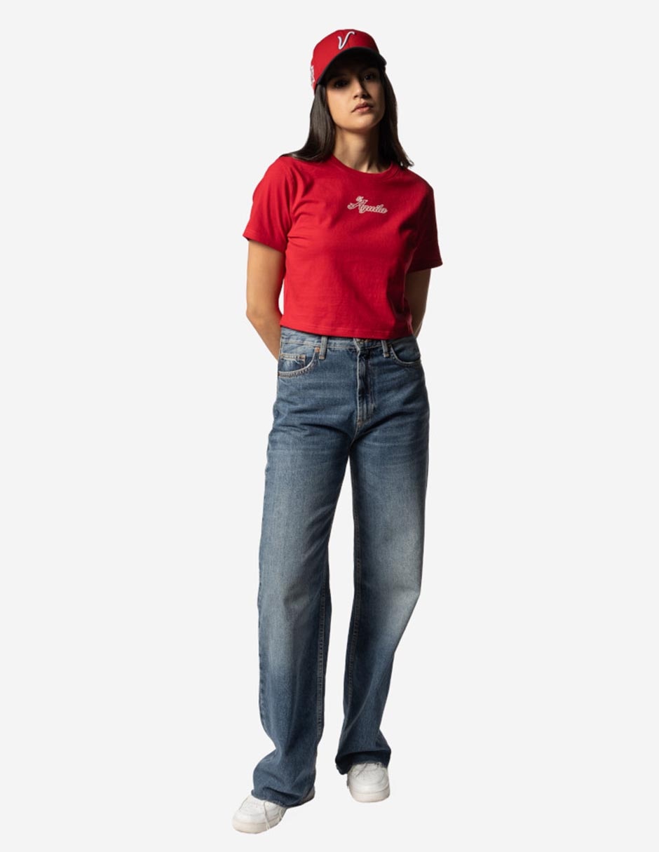 Playera deportiva para béisbol El Águila de Veracruz de mujer 3