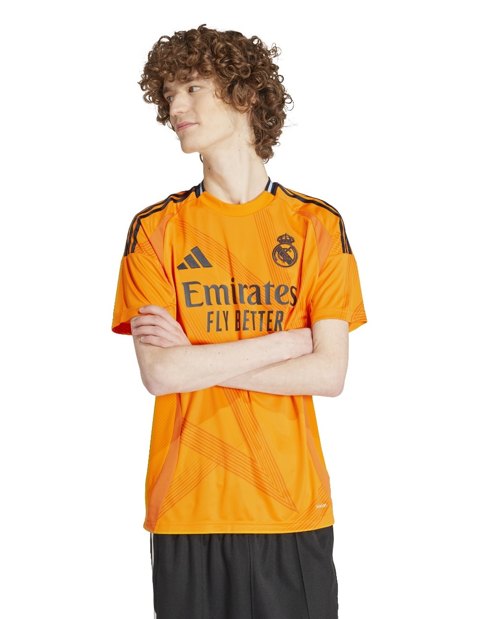 Jersey de Real Madrid Club de Fútbol visitante manga corta fan para hombre Jersey de Real Madrid Club de Fútbol visitante manga corta fan para hombre