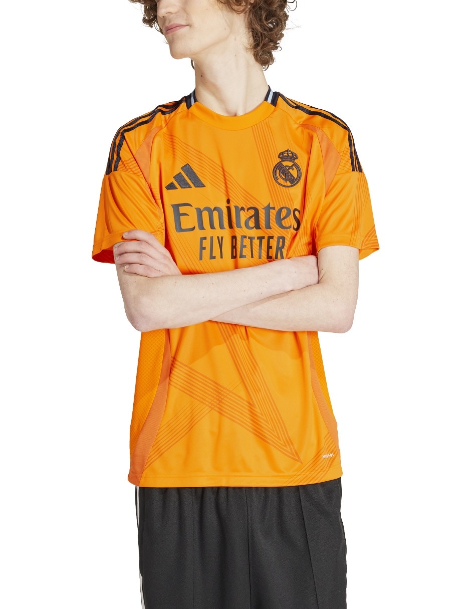 Jersey de Real Madrid Club de Fútbol visitante manga corta  fan para hombre 4