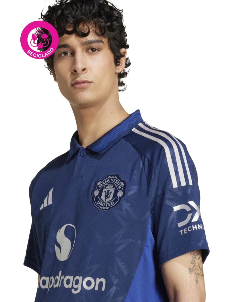 Jersey de Manchester United visitante manga corta   para hombre 6