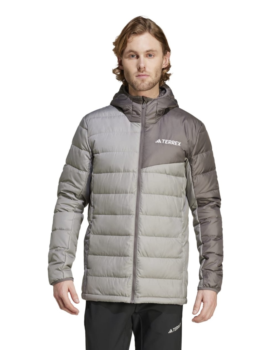 Chamarra adidas gris hotsell